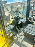 2006 HYSTER H550F 55000 LB CAPACITY DIESEL FORKLIFT PNEUMATIC 124" 2 STAGE MAST SIDE SHIFTING FORK POSITIONER DUAL DRIVE TIRES ENCLOSED CAB 3286 HOURS STOCK # BF91991149-TXB