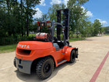 2007 TOYOTA 7FGU70 15500 LB LP GAS FORKLIFT PNEUMATIC 132/179" 2 STAGE MAST SIDE SHIFTER 7897 HOURS STOCK # BF9431129-TXB - United Lift Equipment LLC