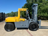 2010 TCM FD100-2 22000 LB DIESEL FORKLIFT 127/147 2 STAGE MAST PNEUMATIC FORK POSITIONER 5049 HOURS STOCK # BF9441129-TXB
