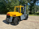 2010 TCM FD100-2 22000 LB DIESEL FORKLIFT 127/147 2 STAGE MAST PNEUMATIC FORK POSITIONER 5049 HOURS STOCK # BF9441129-TXB