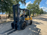 2014 TCM FD40-A1 8000 LB DIESEL FORKLIFT PNEUMATIC 110/157 2 STAGE MAST SIDE SHIFTER 7293 HOURS STOCK # BF9172329-TXB