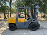 2014 TCM FD40-A1 8000 LB DIESEL FORKLIFT PNEUMATIC 110/157 2 STAGE MAST SIDE SHIFTER 7293 HOURS STOCK # BF9172329-TXB