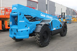 2017 GENIE GTH844 8000 LB DIESEL TELESCOPIC FORKLIFT TELEHANDLER PNEUMATIC 4WD CAB WITH HEAT AND AC 2401 HOURS STOCK # BF9598729-NLE