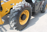 2019 CATERPILLAR TL943D 9000 LB DIESEL TELESCOPIC FORKLIFT TELEHANDLER PNEUMATIC 4WD ENCLOSED CAB WITH HEAT AND AC OUTRIGGERS 1799 HOURS STOCK # BF9798579-NLE