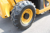 2019 CATERPILLAR TL943D 9000 LB DIESEL TELESCOPIC FORKLIFT TELEHANDLER PNEUMATIC 4WD ENCLOSED CAB WITH HEAT AND AC OUTRIGGERS 1799 HOURS STOCK # BF9798579-NLE