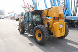 2019 CATERPILLAR TL943D 9000 LB DIESEL TELESCOPIC FORKLIFT TELEHANDLER PNEUMATIC 4WD ENCLOSED CAB WITH HEAT AND AC OUTRIGGERS 1799 HOURS STOCK # BF9798579-NLE