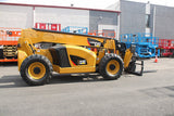 2019 CATERPILLAR TL943D 9000 LB DIESEL TELESCOPIC FORKLIFT TELEHANDLER PNEUMATIC 4WD ENCLOSED CAB WITH HEAT AND AC OUTRIGGERS 1799 HOURS STOCK # BF9798579-NLE