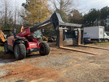 2018 MANITOU MHT790 20000 LB DIESEL PNEUMATIC TELEHANDLER 22' REACH ENCLOSED CAB WITH HEAT AND AC 6352 HOURS STOCK # BF9748879-AMAGA - United Lift Equipment LLC