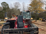 2018 MANITOU MHT790 20000 LB DIESEL PNEUMATIC TELEHANDLER 22' REACH ENCLOSED CAB WITH HEAT AND AC 6352 HOURS STOCK # BF9748879-AMAGA - United Lift Equipment LLC