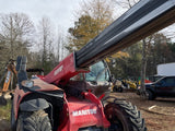 2018 MANITOU MHT790 20000 LB DIESEL PNEUMATIC TELEHANDLER 22' REACH ENCLOSED CAB WITH HEAT AND AC 6352 HOURS STOCK # BF9748879-AMAGA - United Lift Equipment LLC