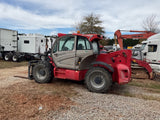 2018 MANITOU MHT790 20000 LB DIESEL PNEUMATIC TELEHANDLER 22' REACH ENCLOSED CAB WITH HEAT AND AC 6352 HOURS STOCK # BF9748879-AMAGA - United Lift Equipment LLC