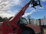 2018 MANITOU MHT790 20000 LB DIESEL PNEUMATIC TELEHANDLER 22' REACH ENCLOSED CAB WITH HEAT AND AC 6352 HOURS STOCK # BF9748879-AMAGA - United Lift Equipment LLC