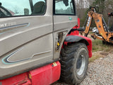 2018 MANITOU MHT790 20000 LB DIESEL PNEUMATIC TELEHANDLER 22' REACH ENCLOSED CAB WITH HEAT AND AC 6352 HOURS STOCK # BF9748879-AMAGA - United Lift Equipment LLC