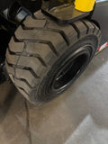 2019 HYSTER J40XN 4000 LB 4 WHEEL 36 VOLT ELECTRIC FORKLIFT CUSHION 90/259" QUAD MAST SIDE SHIFTER 986 HOURS STOCK # BF989129-BUF - United Lift LLC