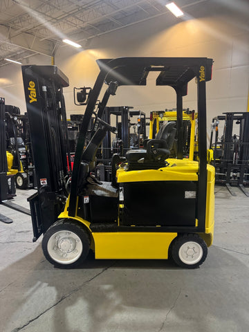 2020 YALE ERC060VGN 6000 LB 36 VOLT ELECTRIC FORKLIFT 89/188" THREE STAGE MAST SIDE SHIFTER 921 HOURS STOCK # BF977179-BUF - United Lift LLC