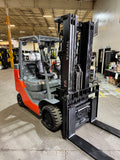 2022 TOYOTA 8FGC35U-BCS 8000 LB LP GAS FORKLIFT CUSHION 92/199" 3 STAGE 871 HOURS MAST STOCK # BF9144539-BUF - United Lift LLC