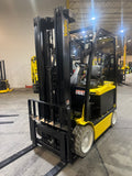 2021 YALE ERC050VGN 5000 LB 36 VOLT ELECTRIC FORKLIFT 94/219" THREE STAGE MAST SIDE SHIFTER 662 HOURS NON-MARKING TIRES STOCK # BF979149-BUF - United Lift LLC