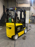 2021 YALE ERC050VGN 5000 LB 36 VOLT ELECTRIC FORKLIFT 94/219" THREE STAGE MAST SIDE SHIFTER 662 HOURS NON-MARKING TIRES STOCK # BF979149-BUF - United Lift LLC