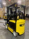 2021 YALE ERC050VGN 5000 LB 36 VOLT ELECTRIC FORKLIFT 94/219" THREE STAGE MAST SIDE SHIFTER 662 HOURS NON-MARKING TIRES STOCK # BF979149-BUF - United Lift LLC