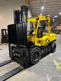 2023 HYSTER H120FT 12000 LB KUBOTA DIESEL FORKLIFT 102/209" 3 STAGE MAST SIDE SHIFTING FORK POSITIONER ONLY 986 HOURS STOCK # BF9455279-BUF - United Lift LLC