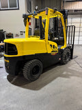 2023 HYSTER H120FT 12000 LB KUBOTA DIESEL FORKLIFT 102/209" 3 STAGE MAST SIDE SHIFTING FORK POSITIONER ONLY 986 HOURS STOCK # BF9455279-BUF - United Lift LLC
