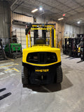 2023 HYSTER H120FT 12000 LB KUBOTA DIESEL FORKLIFT 102/209" 3 STAGE MAST SIDE SHIFTING FORK POSITIONER ONLY 986 HOURS STOCK # BF9455279-BUF - United Lift LLC