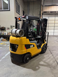 2023 CATERPILLAR 2C5000 5000 LB LP GAS FORKLIFT CUSHION 83/187" 3 STAGE MAST SIDE SHIFTER 921 HOURS STOCK # BF9114959-BUF - United Lift LLC