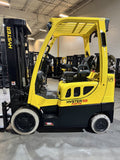 2017 HYSTER S50FT 5000 LB LP GAS FORKLIFT CUSHION 84/194" 3 STAGE MAST SIDE SHIFTER 1462 HOURS STOCK # BF9126829-BUF