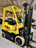 2017 HYSTER S50FT 5000 LB LP GAS FORKLIFT CUSHION 84/194" 3 STAGE MAST SIDE SHIFTER 1462 HOURS STOCK # BF9126829-BUF