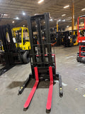 2024 RAYMOND RSS40 4000 LB ELECTRIC FORKLIFT WALKIE STACKER 86/128" 2 STAGE MAST CUSHION SIDE SHIFTER ONLY 99 HOURS STOCK # BF966259-BUF - United Lift LLC