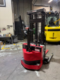 2024 RAYMOND RSS40 4000 LB ELECTRIC FORKLIFT WALKIE STACKER 86/128" 2 STAGE MAST CUSHION SIDE SHIFTER ONLY 99 HOURS STOCK # BF966259-BUF - United Lift LLC