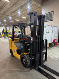 2022 CATERPILLAR 2C8000 8000 LB LP GAS FORKLIFT 93/205" 3 STAGE MAST SIDE SHIFTER ATTACHEMENT 948 HOURS TREADED TIRES STOCK # BF9147249-BUF - United Lift LLC