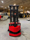2013 RAYMOND RSS40 4000 LB ELECTRIC FORKLIFT WALKIE STACKER 86/128" 2 STAGE MAST CUSHION SIDE SHIFTER 3316 HOURS STOCK # BF943189-BUF - United Lift LLC