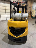 2023 CATERPILLAR/MITSUBISHI FGC30N 6000 LB LP GAS FORKLIFT NON MARKING CUSHION TIRES 83/186" 3 STAGE MAST 719 HOURS SIDE SHIFTING FORK POSITIONER STOCK # BF9125239-BUF - United Lift LLC