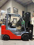 2019 TOYOTA 8FGCU32 6500 LB LP GAS FORKLIFT CUSHION 86/187" 3 STAGE MAST 952 HOURS SIDE SHIFTING FORK POSITIONER PLUMBED 4 WAYS TO CARRIAGE STOCK # BF9135829-BUF