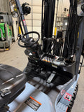 2019 TOYOTA 8FGCU32 6500 LB LP GAS FORKLIFT CUSHION 86/187" 3 STAGE MAST 952 HOURS SIDE SHIFTING FORK POSITIONER PLUMBED 4 WAYS TO CARRIAGE STOCK # BF9135829-BUF