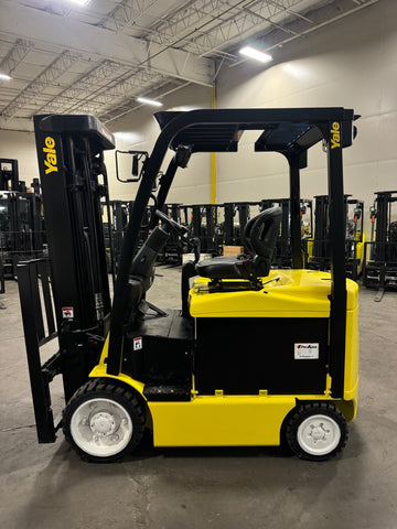 2019 YALE ERC060VGN 6000 LB 48 VOLT ELECTRIC FORKLIFT 87/188" THREE STAGE MAST SIDE SHIFTER 1257 HOURS STOCK # BF979119-BUF - United Lift LLC