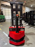 2015 RAYMOND RSS40 4000 LB ELECTRIC FORKLIFT WALKIE STACKER 85/128" 2 STAGE MAST CUSHION SIDE SHIFTER 1443 HOURS STOCK # BF946259-BUF - United Lift LLC