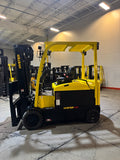 2020 HYSTER E100XN 10000 LBS ELECTRIC 94/185" 3 STAGE MAST SIDE SHIFTER ONLY 812 HOURS STK# BF9317139-BUF - United Lift LLC