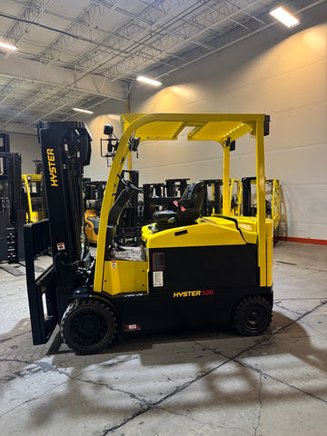 2020 HYSTER E100XN 10000 LBS ELECTRIC 94/185" 3 STAGE MAST SIDE SHIFTER ONLY 812 HOURS STK# BF9317139-BUF - United Lift LLC
