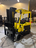 2020 HYSTER E100XN 10000 LBS ELECTRIC 94/185" 3 STAGE MAST SIDE SHIFTER ONLY 812 HOURS STK# BF9317139-BUF - United Lift LLC