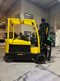 2020 HYSTER E100XN 10000 LBS ELECTRIC 94/185" 3 STAGE MAST SIDE SHIFTER ONLY 812 HOURS STK# BF9317139-BUF - United Lift LLC