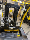 2020 HYSTER E100XN 10000 LBS ELECTRIC 94/185" 3 STAGE MAST SIDE SHIFTER ONLY 812 HOURS STK# BF9317139-BUF - United Lift LLC
