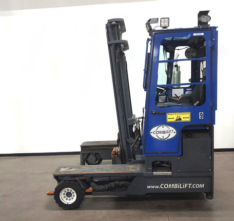 2017 COMBILIFT C8000 8000 LB DIESEL 4-DIRECTIONAL FORKLIFT PNEUMATIC 110/164" 2 STAGE MAST SIDE SHIFTING FORK POSITIONER 3748 HOURS STOCK # BF9481249-WIIN