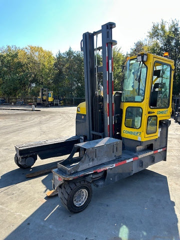2020 COMBILIFT C10000 10000 LB DIESEL FORKLIFT PNEUMATIC SIDE LOADER 120/180" 2 STAGE MAST FORK POSITIONER 2366 HOURS STOCK # BF9549539-NCB - United Lift LLC