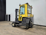 2017 COMBI C8000LR 8000 LB DIESEL FORKLIFT PNEUMATIC 102/124" 2 STAGE MAST FORK POSITIONER ENCLOSED CAB 1174 HOURS STOCK # BF9171179-ILE