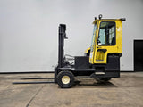 2017 COMBI C8000LR 8000 LB DIESEL FORKLIFT PNEUMATIC 102/124" 2 STAGE MAST FORK POSITIONER ENCLOSED CAB 1174 HOURS STOCK # BF9171179-ILE