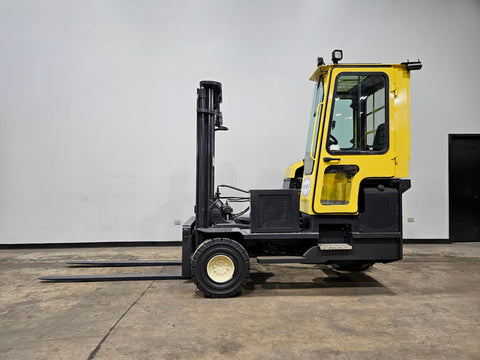 2017 COMBI C8000LR 8000 LB DIESEL FORKLIFT PNEUMATIC 102/124" 2 STAGE MAST FORK POSITIONER ENCLOSED CAB 1174 HOURS STOCK # BF9171179-ILE