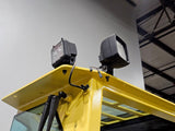 2017 COMBI C8000LR 8000 LB DIESEL FORKLIFT PNEUMATIC 102/124" 2 STAGE MAST FORK POSITIONER ENCLOSED CAB 1174 HOURS STOCK # BF9171179-ILE