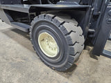 2017 COMBI C8000LR 8000 LB DIESEL FORKLIFT PNEUMATIC 102/124" 2 STAGE MAST FORK POSITIONER ENCLOSED CAB 1174 HOURS STOCK # BF9171179-ILE